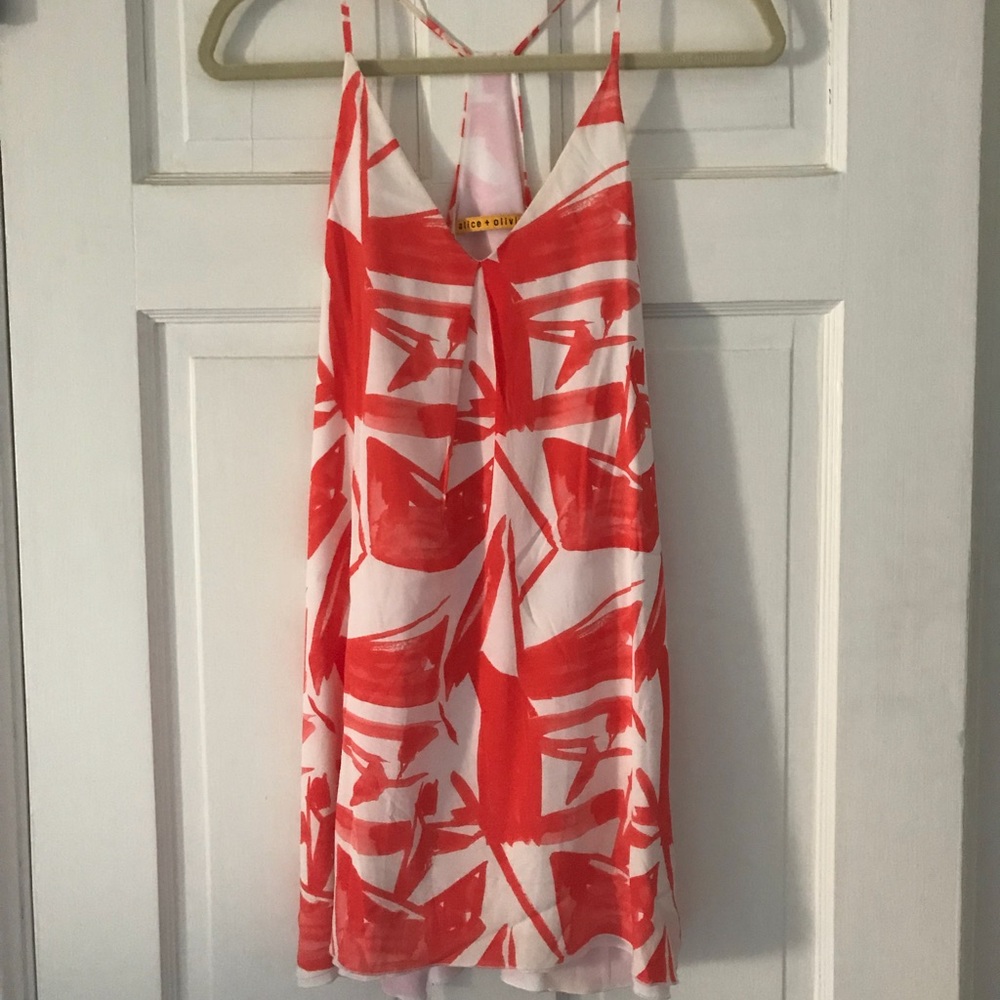 Alice and Olivia Fierra Racerback Dress